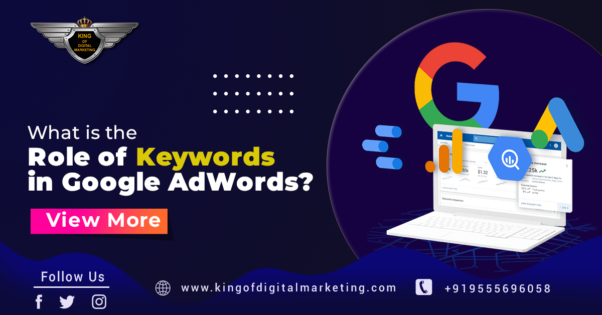 what is the role of keywords in google adwords